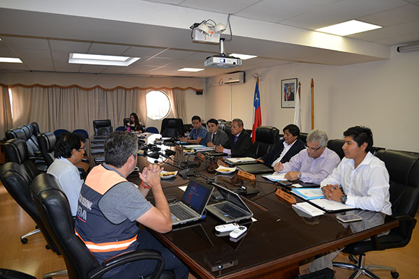 Arica al día Cores se Reúnen con Director de Onemi Conocen Proyectos